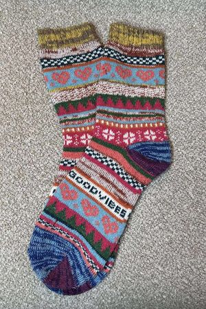 Good Vibes Fair Isle Socks 1 -